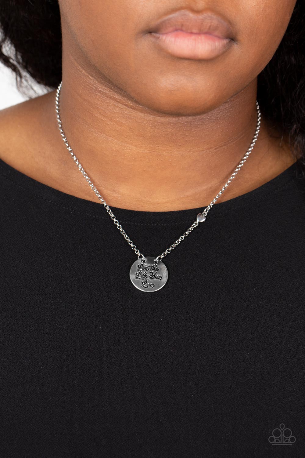 Live The Life You Love – Silver | Paparazzi Necklace