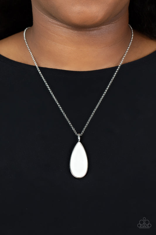 Yacht Ready – White | Paparazzi Necklace
