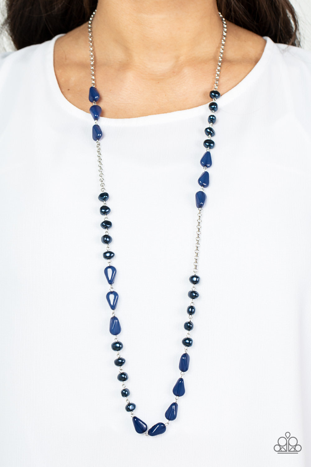 Shoreline Shimmer – Blue | Paparazzi Necklace
