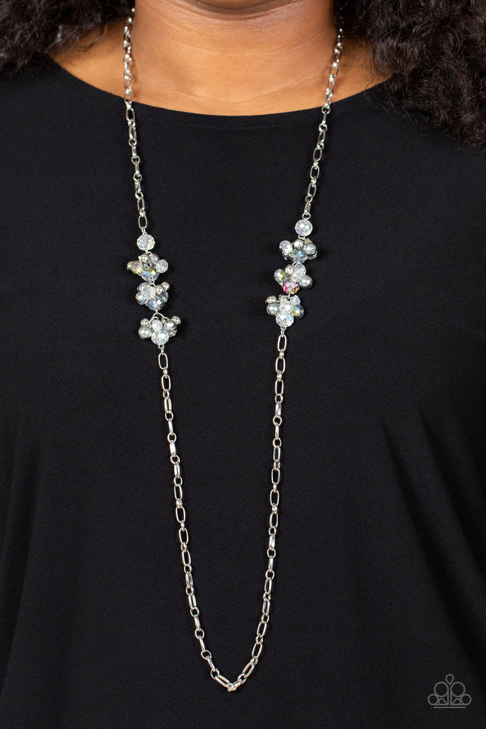 Poshly Parisian – Silver | Paparazzi Necklace