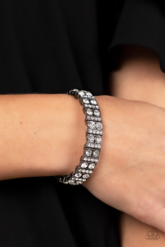 Mic Dropping Drama – Black | Paparazzi Bracelet