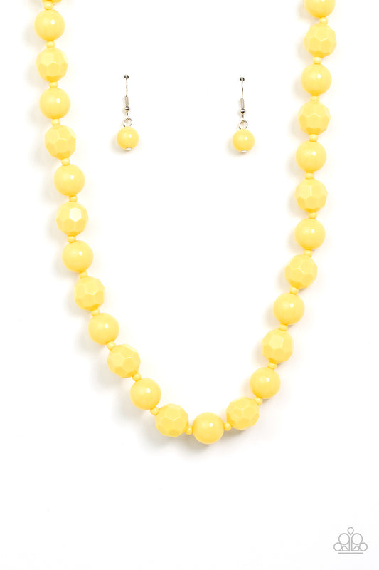Popping Promenade – Yellow | Paparazzi Necklace