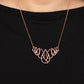 Thunderstruck Teardrops – Copper | Paparazzi Necklace