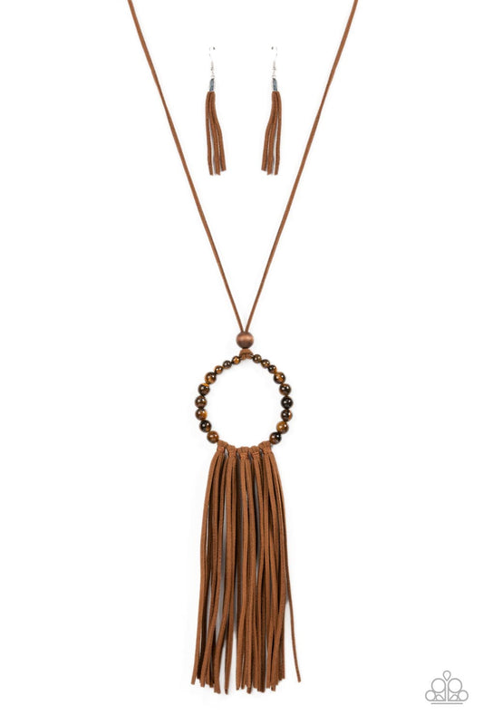 Namaste Mama – Brown | Paparazzi Necklace