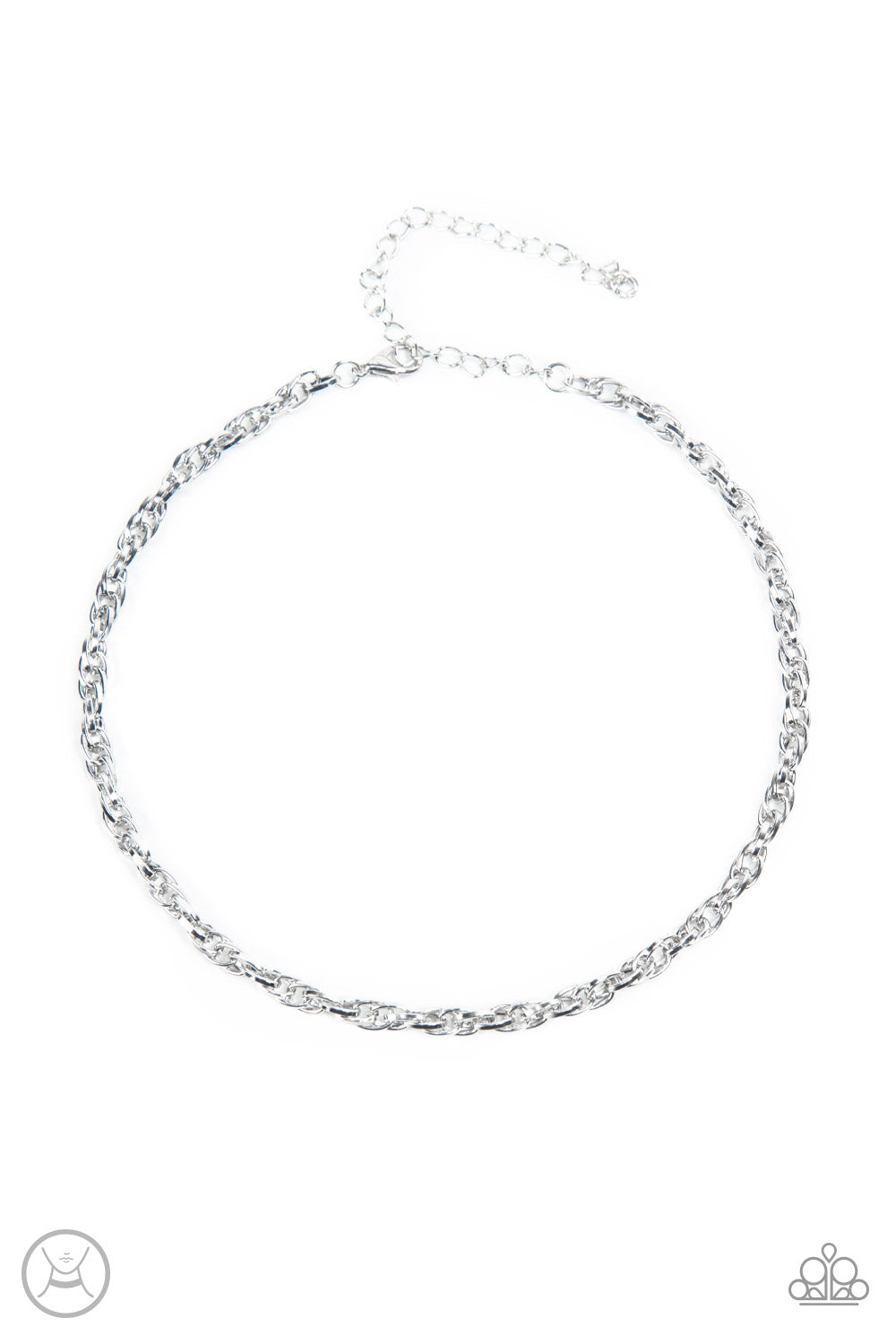 Urban Underdog Choker – Silver | Paparazzi Necklace