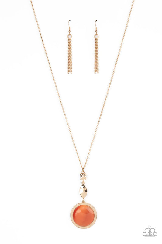 Magic Carpet Cruise – Orange | Paparazzi Necklace