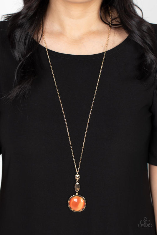 Magic Carpet Cruise – Orange | Paparazzi Necklace