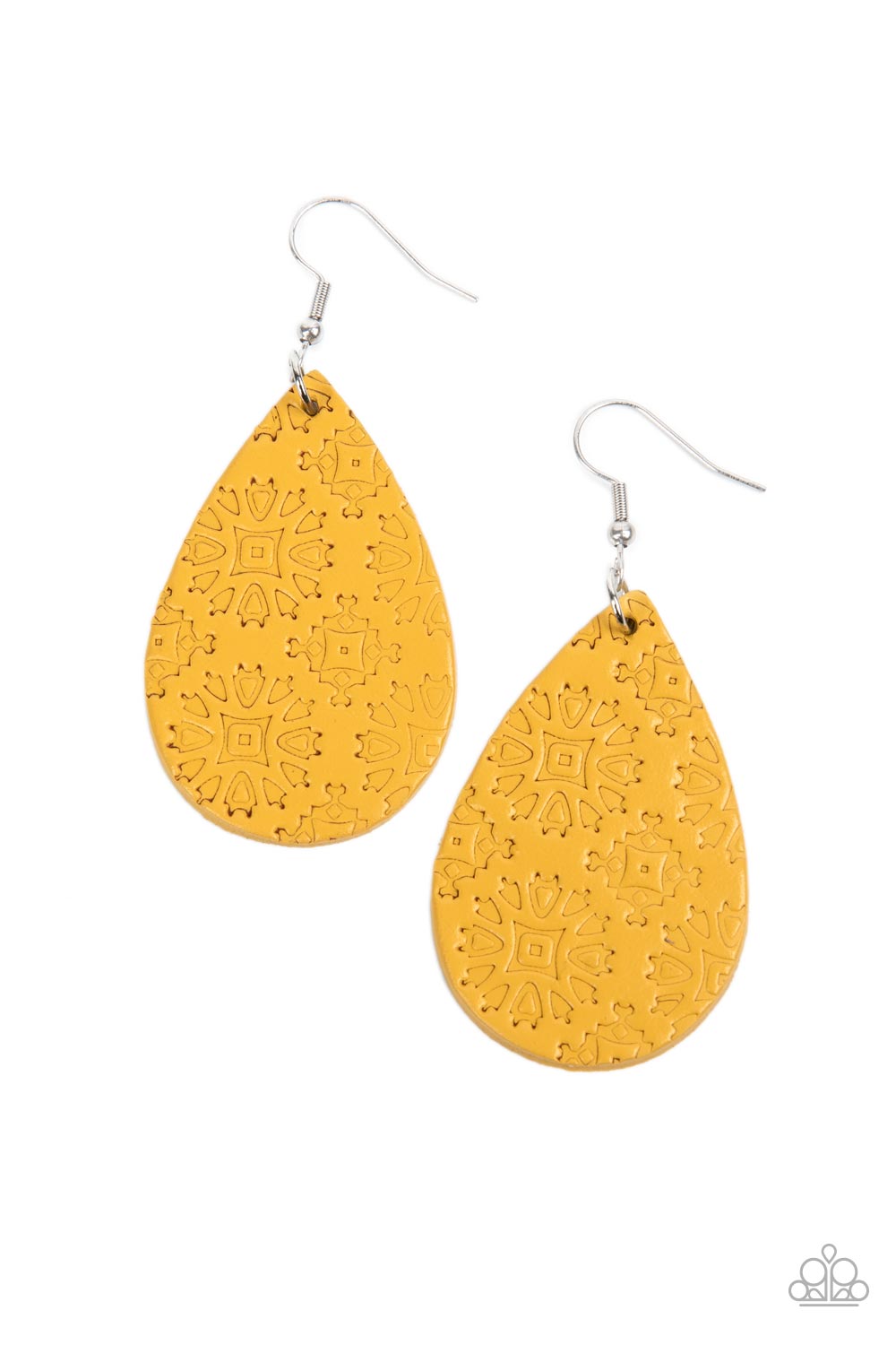 Stylishly Subtropical – Yellow | Paparazzi Earrings
