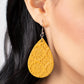Stylishly Subtropical – Yellow | Paparazzi Earrings