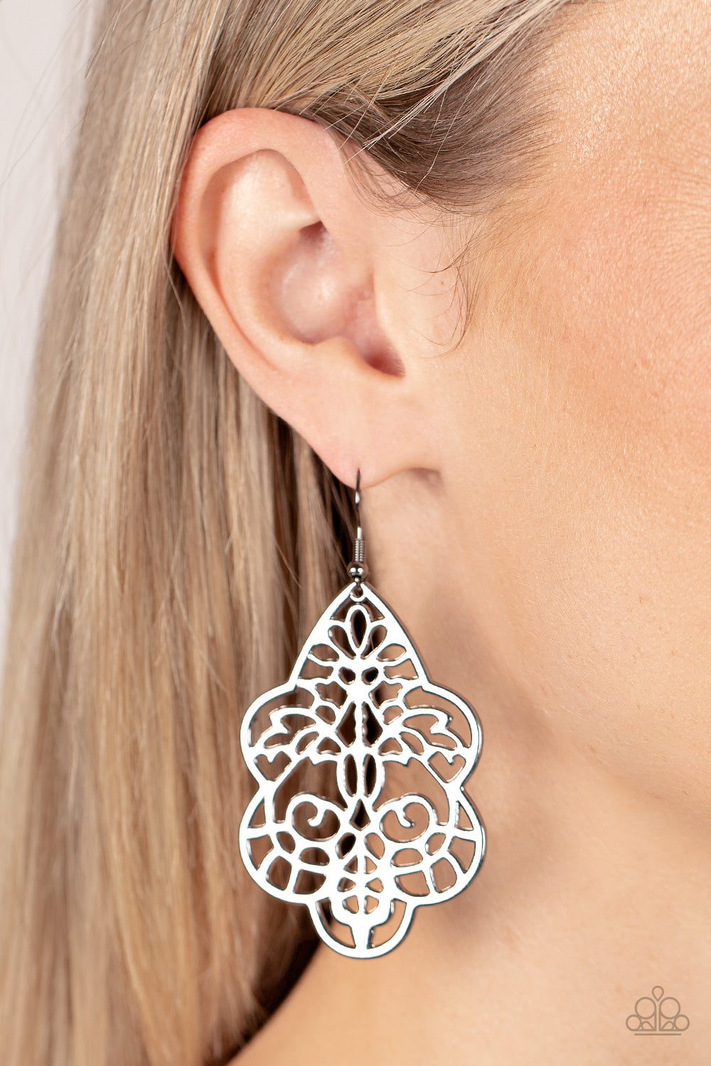 Festive Foliage -Silver – Silver | Paparazzi Earrings