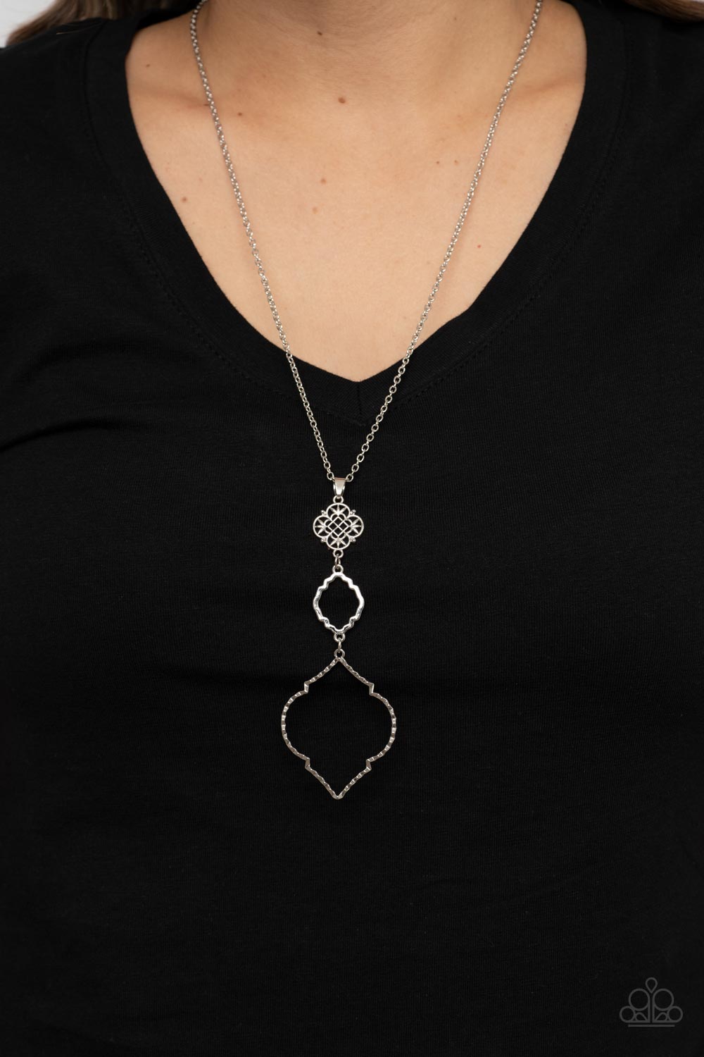 Marrakesh Mystery – Silver | Paparazzi Necklace