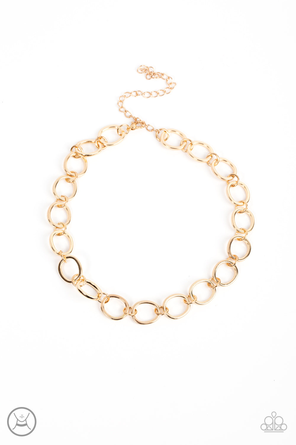 90s Nostalgia Choker – Gold | Paparazzi Necklace