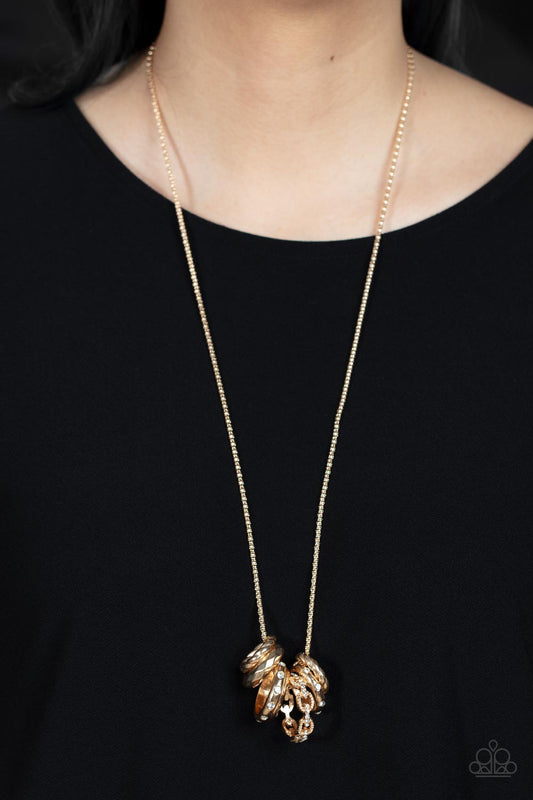 Audacious Attitude – Gold | Paparazzi Necklace