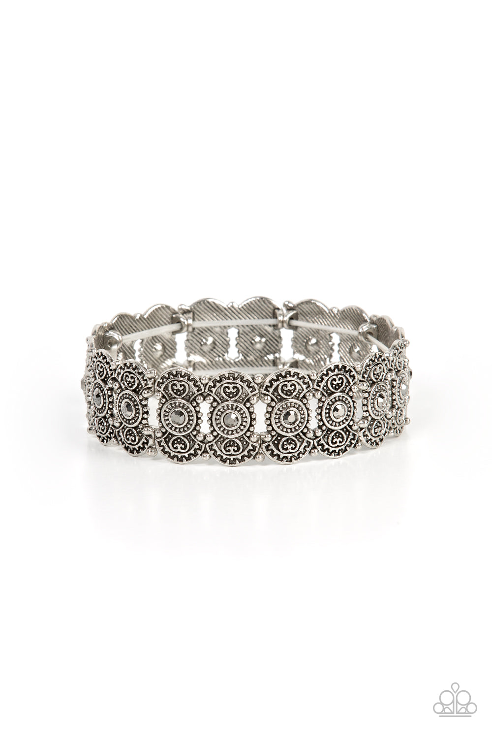 Rapturous Romance – Silver | Paparazzi Bracelet