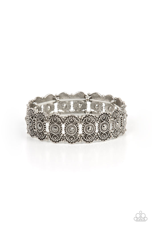 Rapturous Romance – Silver | Paparazzi Bracelet