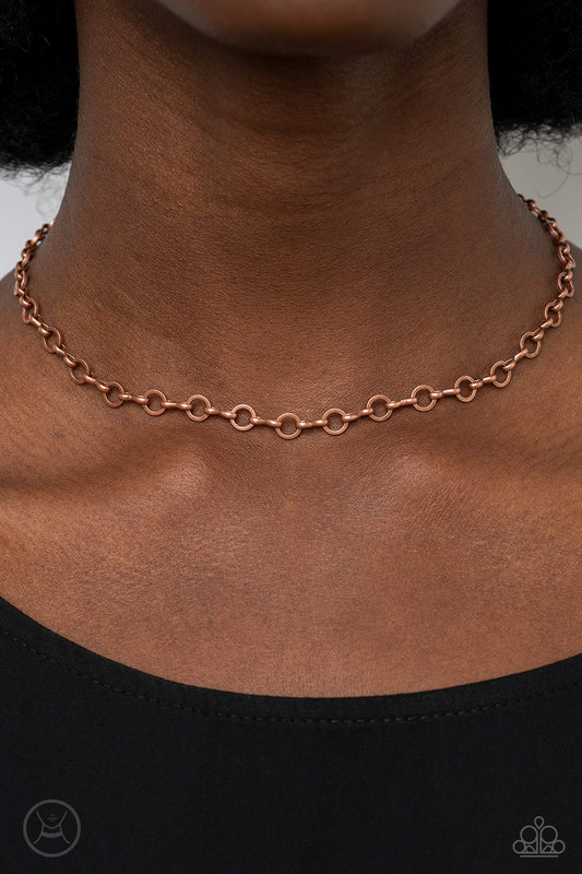 Keepin it Chic Choker – Copper | Paparazzi Necklace