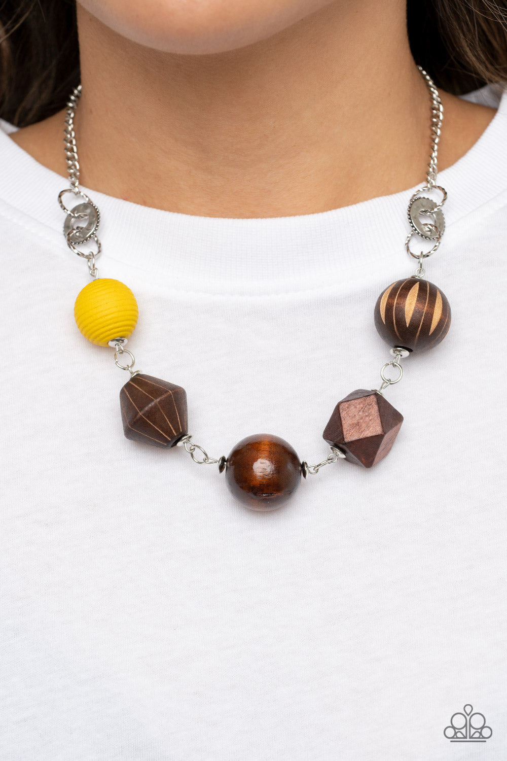 Eco Extravaganza – Yellow | Paparazzi Necklace