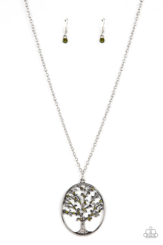Autumn Abundance – Green | Paparazzi Necklace