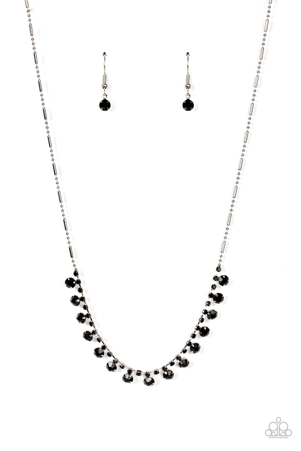 Cue the Mic Drop – Black | Paparazzi Necklace