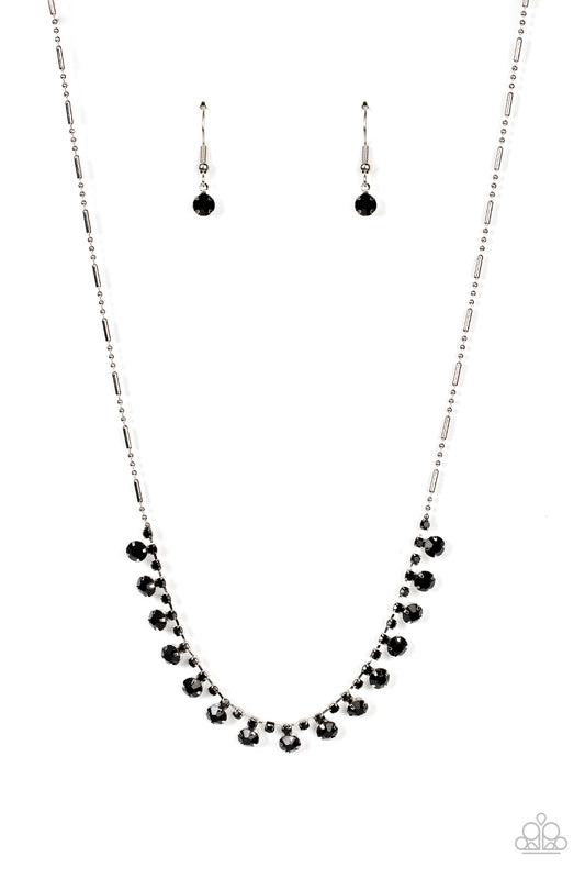 Cue the Mic Drop – Black | Paparazzi Necklace