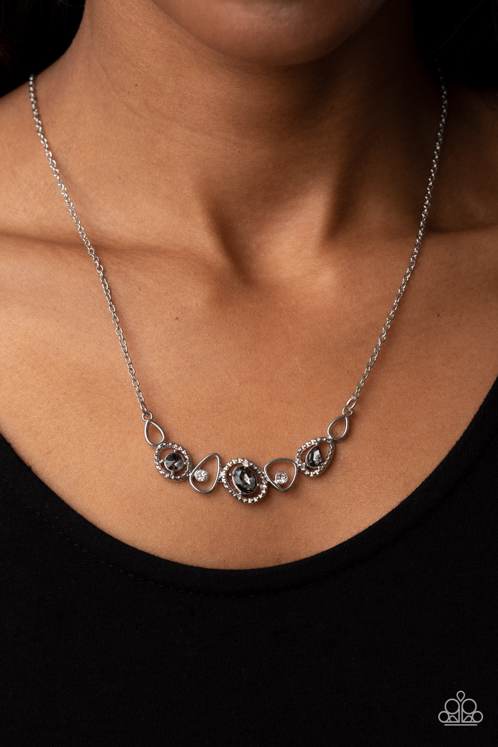 Celestial Cadence – Silver | Paparazzi Necklace