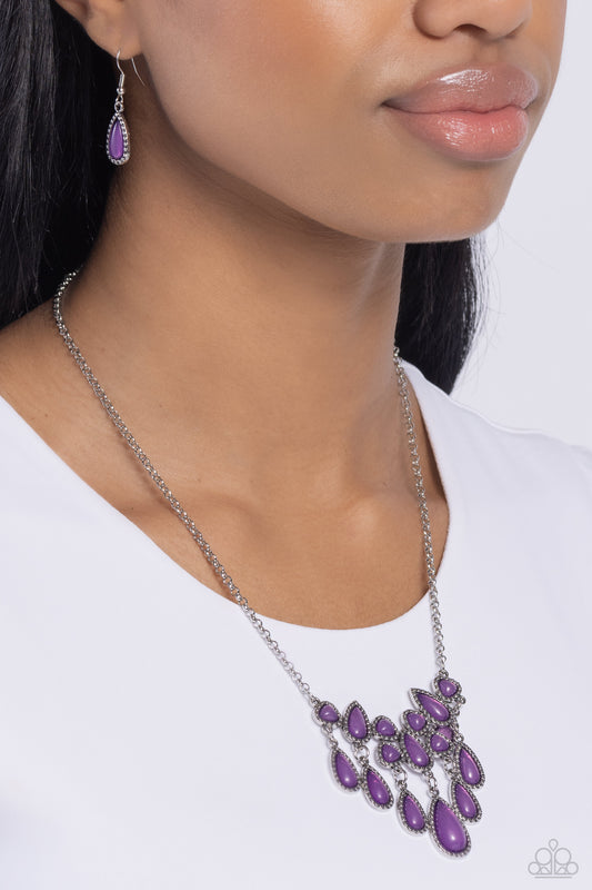 Exceptionally Ethereal – Purple | Paparazzi Necklace