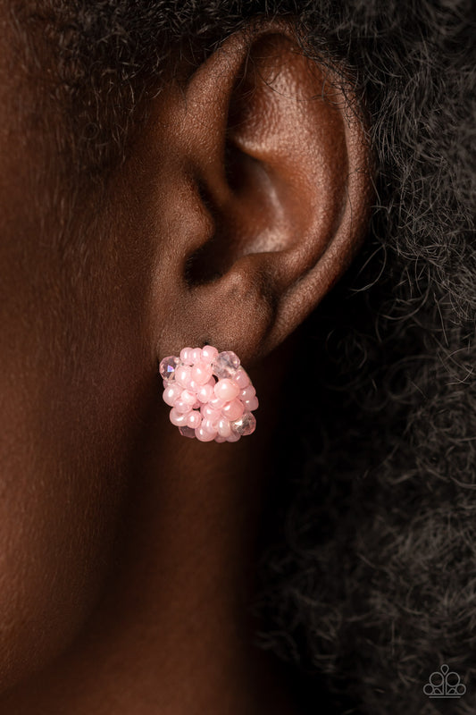 Bunches of Bubbly – Pink | Paparazzi Earrings
