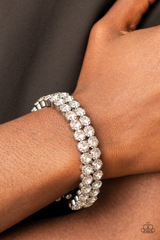 Megawatt Majesty Cuff – Black | Paparazzi Bracelet