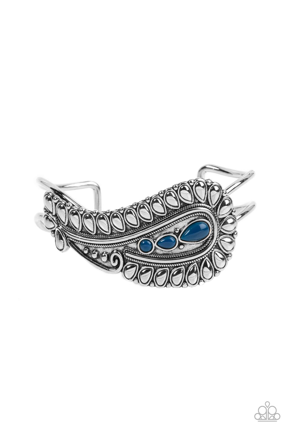 Paisley Prairie Cuff – Blue | Paparazzi Bracelet