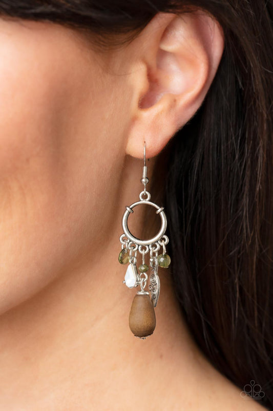 Bountiful Blessings – Green | Paparazzi Earrings