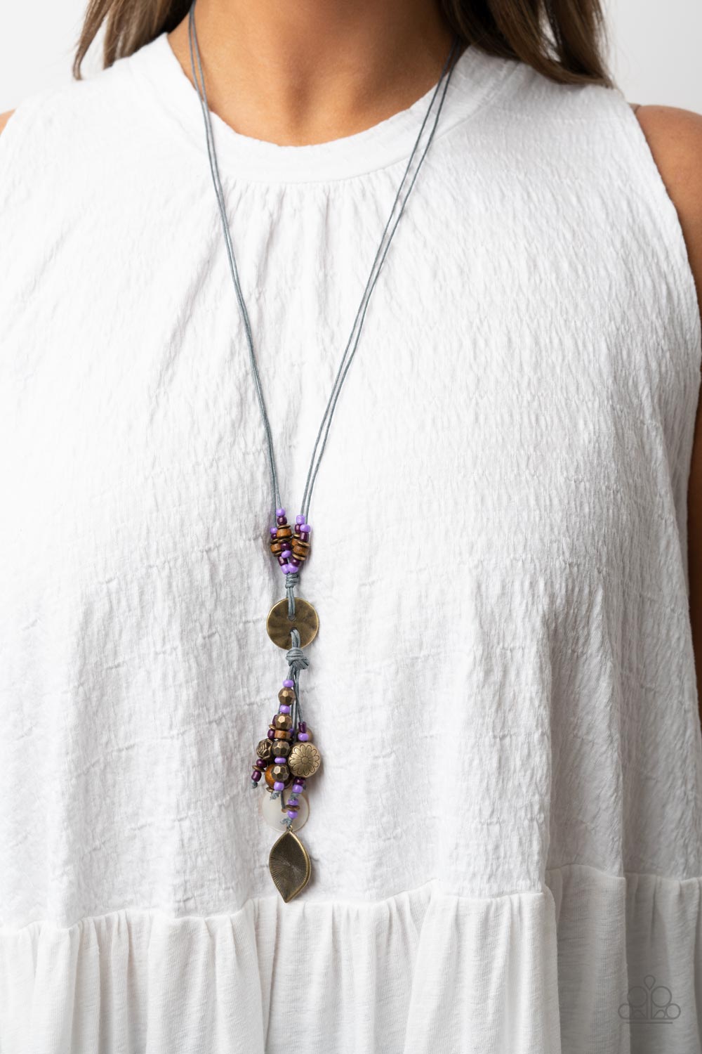 Knotted Keepsake – Purple | Paparazzi Necklace