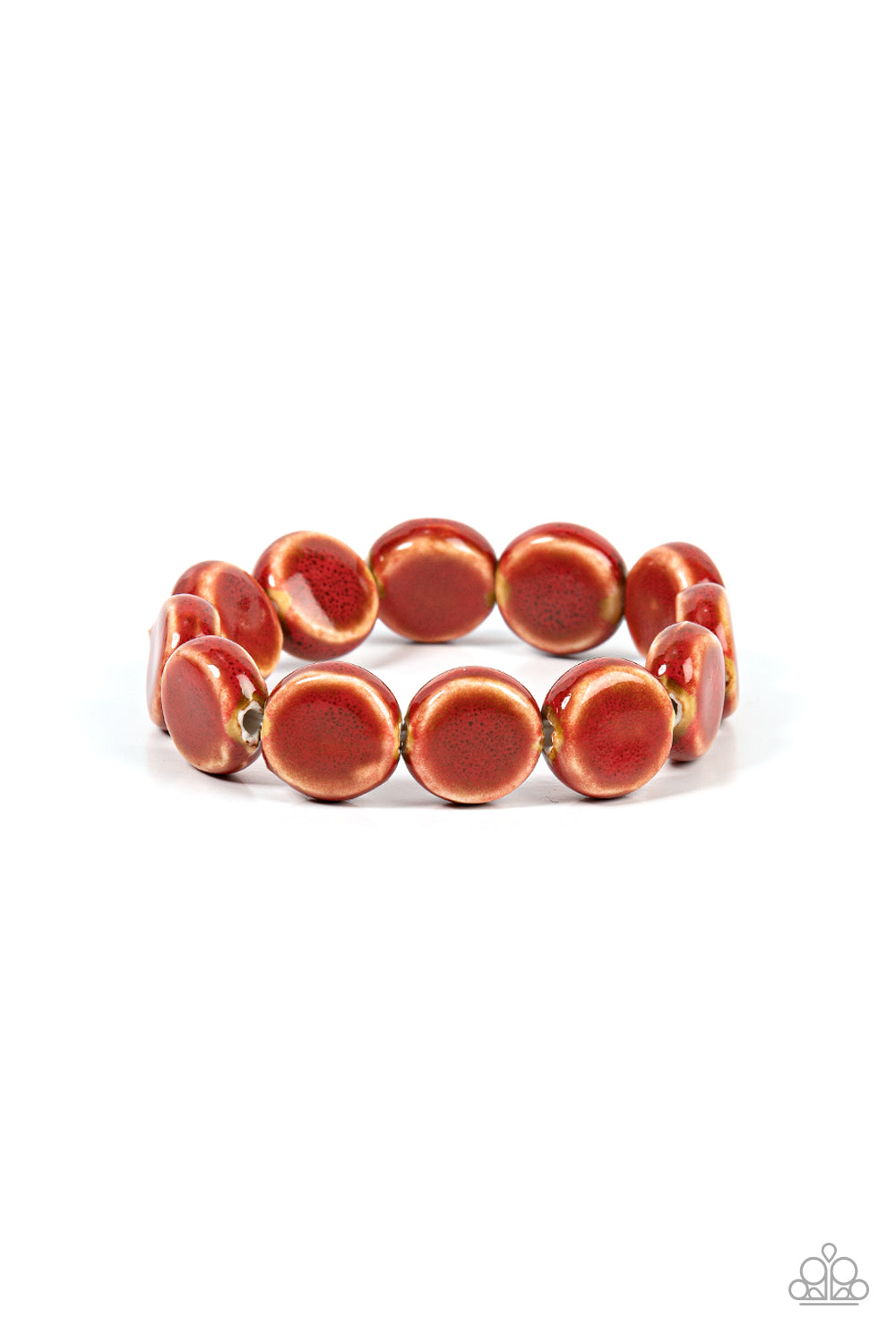 Earthy Entrada – Red | Paparazzi Bracelet
