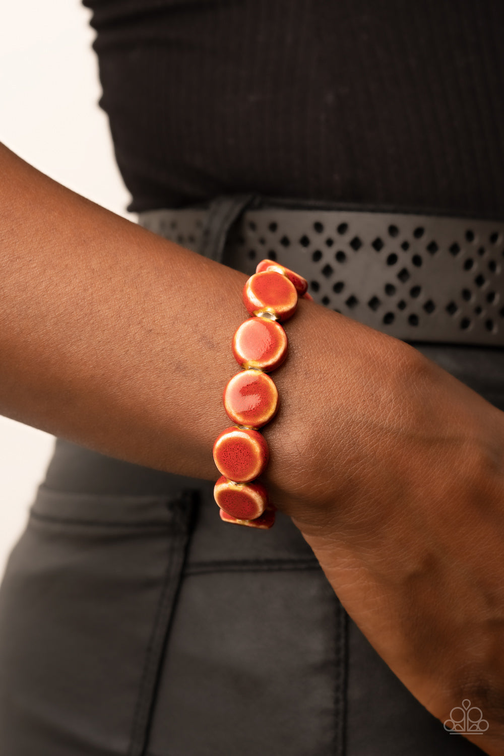 Earthy Entrada – Red | Paparazzi Bracelet