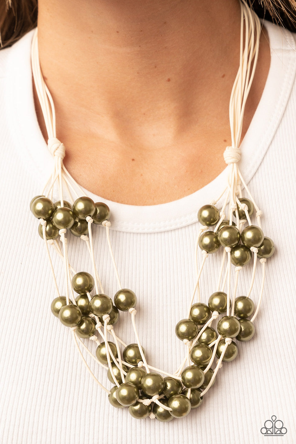 Yacht Catch – Green | Paparazzi Necklace