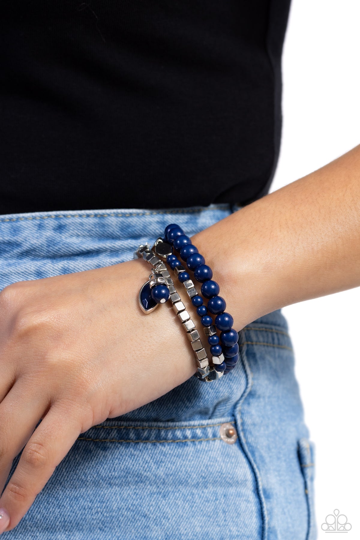Redefined Romance – Blue | Paparazzi Bracelet