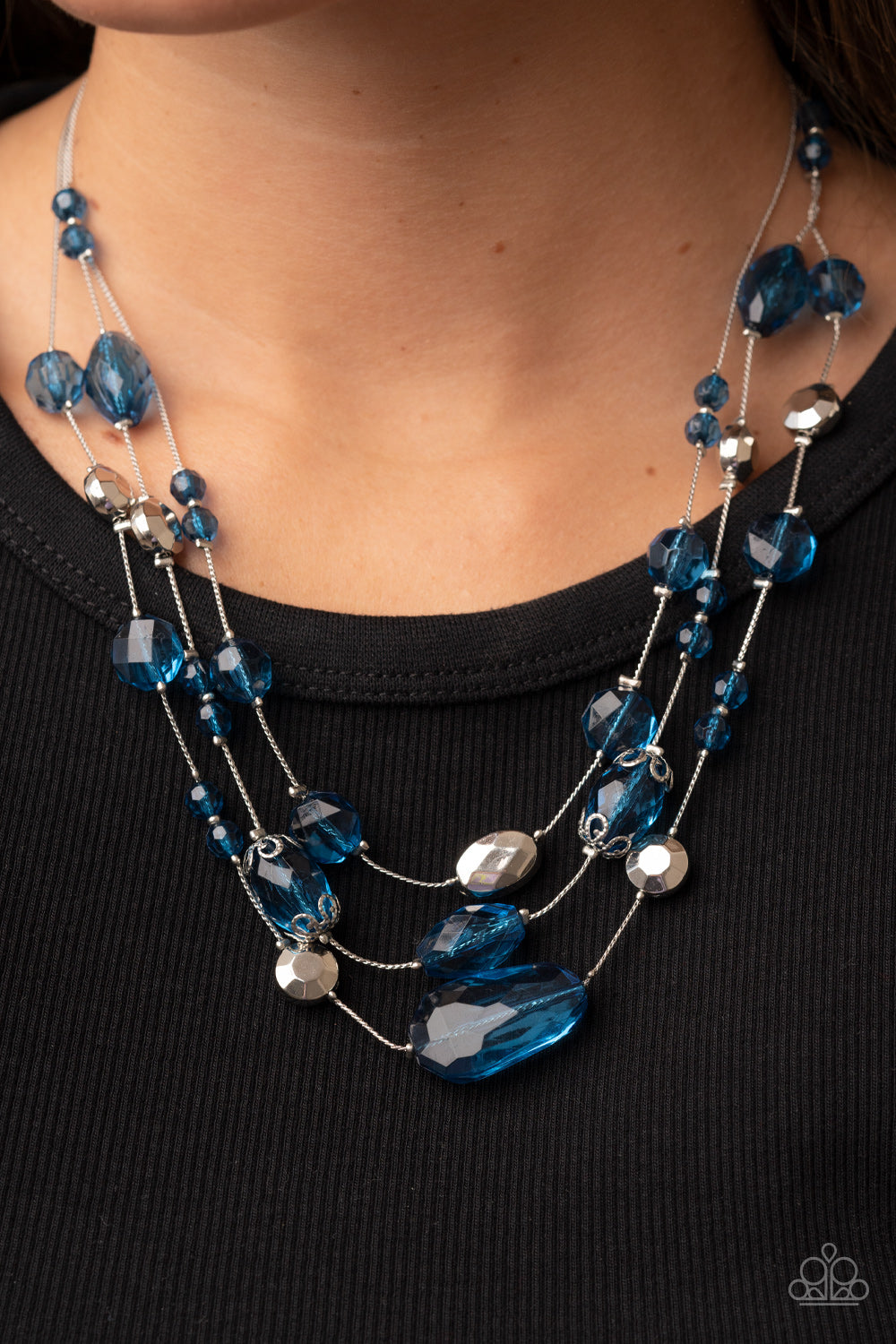 Prismatic Pose – Blue | Paparazzi Necklace