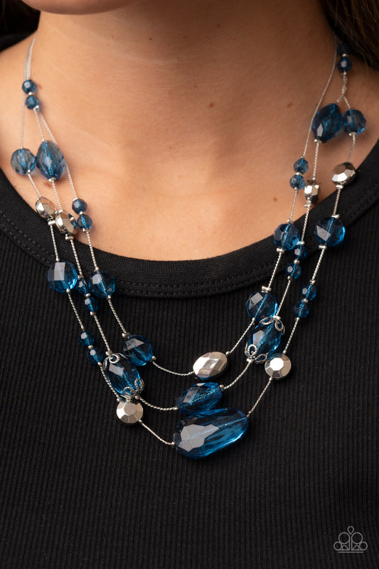 Prismatic Pose – Blue | Paparazzi Necklace