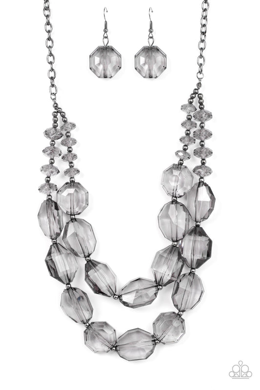 Icy Illumination – Black | Paparazzi Necklace