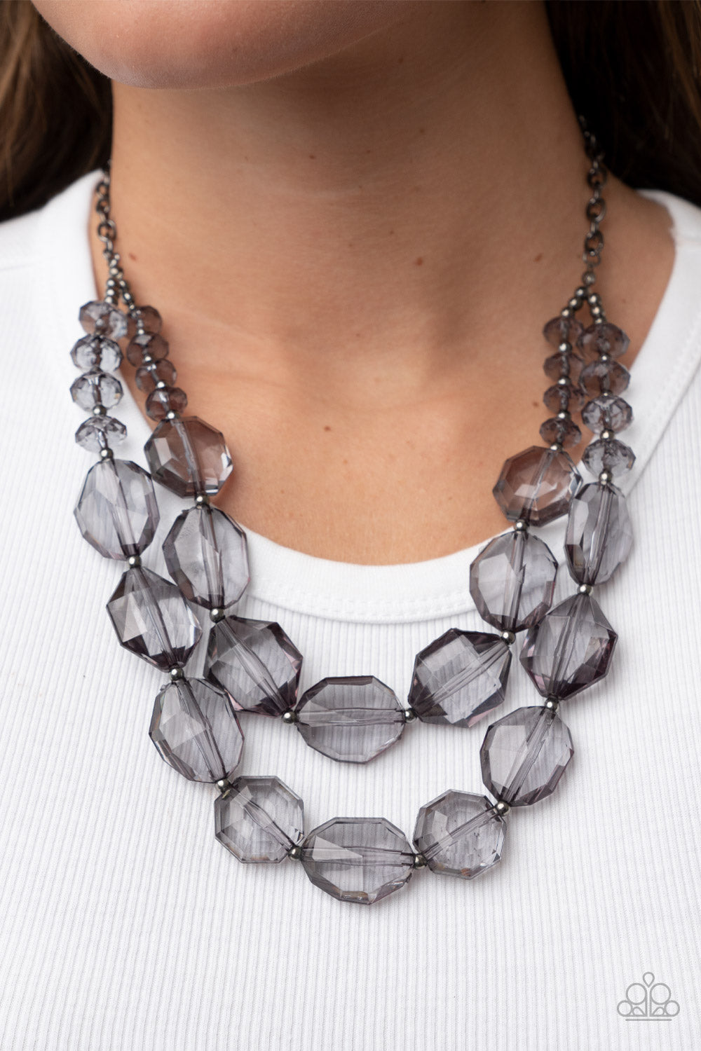 Icy Illumination – Black | Paparazzi Necklace