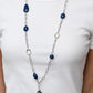 Barcelona Bash – Blue | Paparazzi Lanyard Necklace