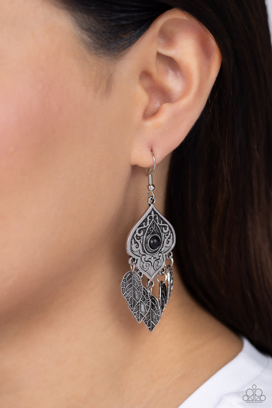 Desert Canopy – Black | Paparazzi Earrings