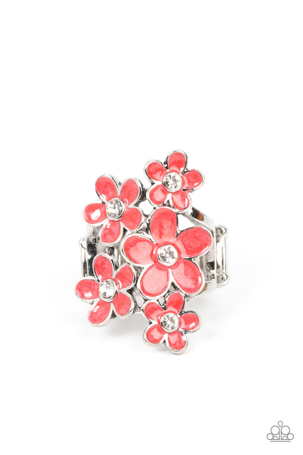Boastful Blooms – Red | Paparazzi Ring