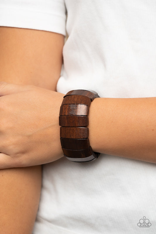 Island Grind – Brown | Paparazzi Bracelet