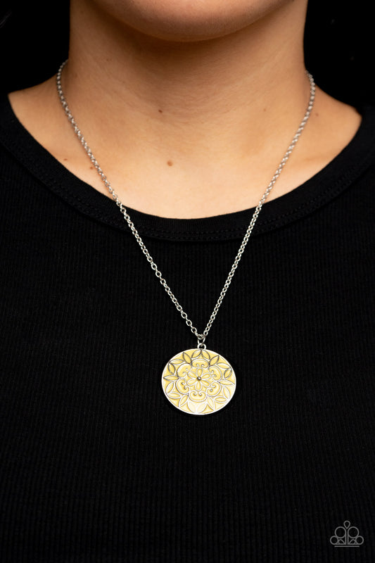 Colorfully Cottagecore – Yellow | Paparazzi Necklace