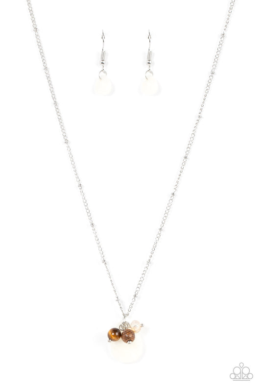 Cherokee Canyon – White | Paparazzi Necklace