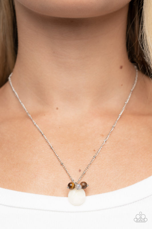 Cherokee Canyon – White | Paparazzi Necklace