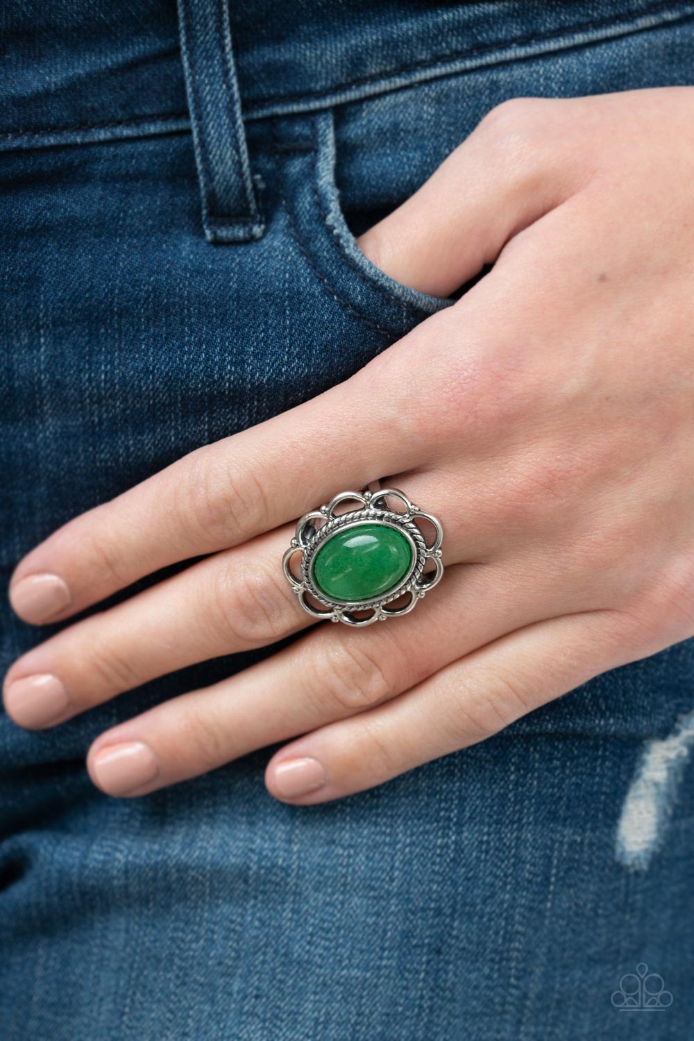 Gemstone Eden – Green | Paparazzi Ring
