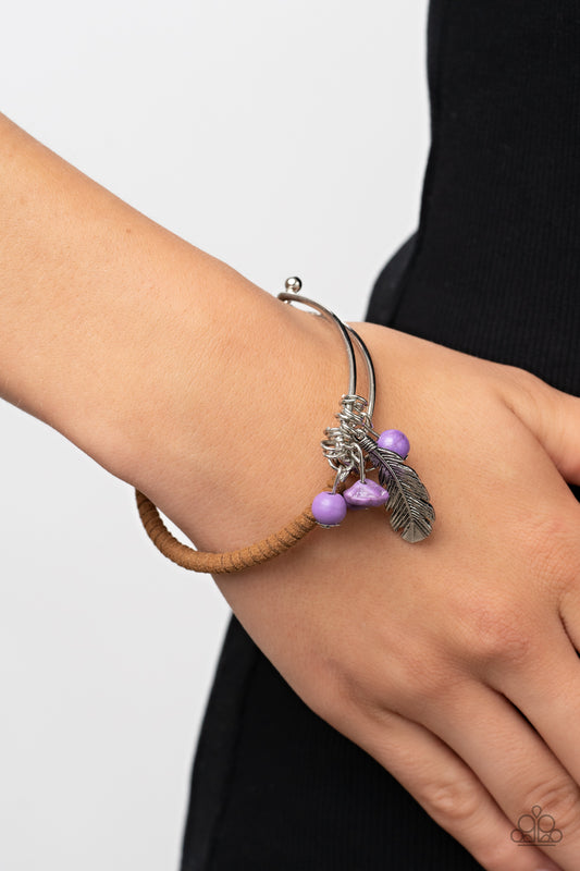 Running a-FOWL - – Purple | Paparazzi Bracelet