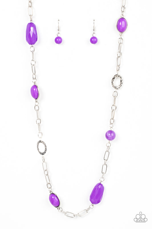 Barcelona Bash – Purple | Paparazzi Necklace