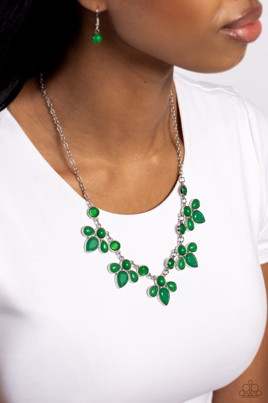 FROND-Runner Fashion – Green | Paparazzi Necklace